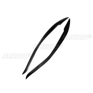 1 paire de couvre-phares en fibre de carbone véritable pour Nissan 200SX S15 1999 2000 2001 2002, accessoires de voiture - Product Image 2