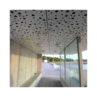 Пользовательская лазерная резка декоративная потолочная панель из нержавеющей стали резная декоративная перфорированная панель Алюминиевый металлический потолок