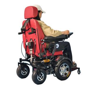 Fauteuil roulant électrique vertical en acier inoxydable avec batterie amovible pour la rééducation et l'exercice des patients paraplégiques, automatique - Product Image 4