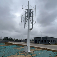 Éolienne à axe vertical (VAWT) série VH à haut rendement et faible bruit pour la production d'énergie renouvelable résidentielle et commerciale