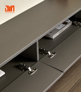 Mobile TV Sospeso a Parete in Compensato con Vano Portaoggetti per Arredamento Moderno del Soggiorno - Product Image 6