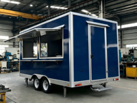 Chariot de restauration BBQ personnalisé en acier inoxydable, camion de restauration rapide, remorque de concession, camion de vente ambulante de hot-dogs, camion de vente de snacks, de frites et autres aliments