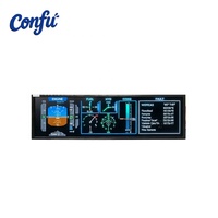 Écran LCD IPS HannStar 8,8 pouces 480*1280 pour simulateur de vol Raspbery Pi, tableau de bord haute luminosité de type barre étirée