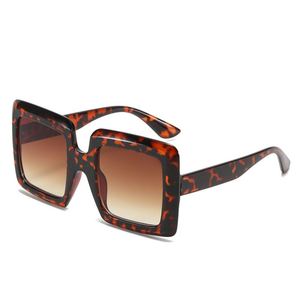 Gafas de Sol Cuadradas Extra Grandes de Moda Retro con Logotipo Personalizado 2025, Gafas de Sol Marrones con Marco Grande para Hombre y Mujer - Product Image 6