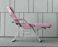Table de massage en métal au design moderne réglable, chaise de tatouage et de piercing bon marché avec élévation confortable, livraison dans votre pays