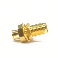 Kit de Conector Coaxial RF SMA-KYB3A Hembra, 50 Ohm, 10MHz-18GHz, Latón Niquelado, Cable de Prueba de Señal