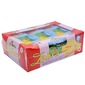 Proveedor <span class=keywords><strong>Zahra</strong></span>, Barra de Galleta con Crema Recubierta de Chocolate Blanco de 38g - Product Image 2