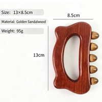 Masseur corporel en bois personnalisé avec logo, grattoir de massage manuel, outils de massage Gua Sha pour le modelage corporel et le drainage lymphatique