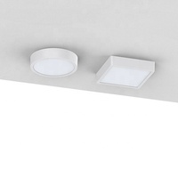 Luminaria LED Cuadrada de Superficie, Regulable, SMD, CCT Intercambiable, Interruptor Deslizante, Instalación Rápida, Aluminio, IP20
