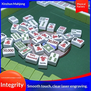 Mesa de Mahjong Automática para Cuatro Jugadores con Función Magnética Positiva, Mesa de Mahjong para Juego Automático con Fichas - Product Image 4