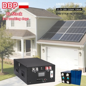 Batterie domestique LiFePO4 JK V19 BMS 48V 51.2V 280AH 300AH 15KWh 16KWh avec roues pour systèmes de stockage d'énergie – Stock UE - Product Image 6