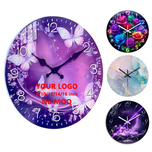 <span class=keywords><strong>2025</strong></span> thiết kế mới 10 inch Pin hoạt động không đánh dấu hiện đại nhựa đồng hồ treo tường cho phòng khách trang trí nội thất nhà hàng - Product Image 1