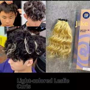 Leslie Morgan Remy cheveux chinois Body Wave sans couture à clipser pour homme - Product Image 6
