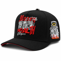 Casquette de baseball en satin 5 panneaux personnalisée OEM ODM avec broderie et impression par sublimation – Design sportif et décontracté