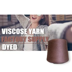Touch soft rayon staple fiber viscose yarn 100% viscose yarn for sale