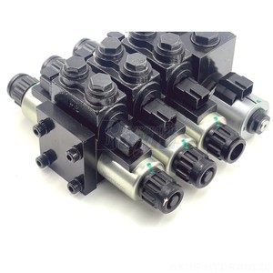 Válvula de Control Solenoide Hidráulica HDCF50, 50 L/min, 3 Vías, 250 Bar, Válvula Multivía de Hierro Fundido con Rosca Interna - Product Image 4