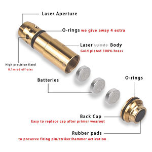 เลเซอร์ฝึกซ้อม LAMBUL 9 มม. หัวแบน 9x19 พร้อมแบตเตอรี่ - Product Image 3