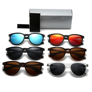 Occhiali da Sole Polarizzati Classici Senza Tempo con Montatura Rotonda Retrò a Doppio Ponte, Design di Lusso da Uomo, Occhiali alla Moda - Product Image 6