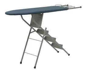 Big dimension folding mesh Ironing board with step Ladder