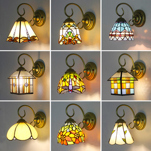 Trang trí sáng tạo Tiffany tường đèn màu xanh lá cây giá rẻ Tường Đèn hành lang Tiffany phong cách Tiffany tường ánh sáng - Product Image 5