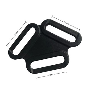 Correa de Pecho para Perros de Lujo, Ajustable, de Plástico POM, con Hebilla Triangular de 20MM/25MM en Forma de I, Ajuste de Tres Vías - Product Image 3
