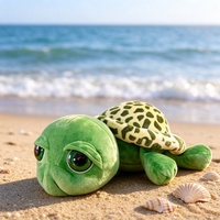 Peluche Tortue aux Grands Yeux Personnalisée, Douce et Mignonne, Vente en Gros, OEM ODM, Fabricant de Peluches avec Logo Personnalisé, Cadeaux pour Enfants