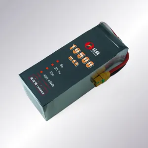 23.1V 19500Mah 19.5ah 6S Hoogspanningsbatterij Li-Po Fabricage Hd Uav Power Drone Batterij Uav Vaste Wind Vtol Multi-Rotor