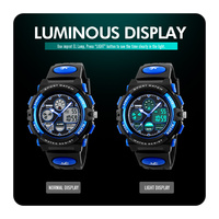 SKMEI 1163 regalo del Día de los niños relojes de banda de silicona números grandes relojes deportivos para niños fecha automática