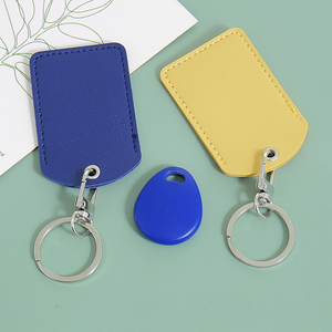 Pendentif porte-clés de voiture en cuir PU de haute qualité, coloré, étanche, bijou créatif - Product Image 3