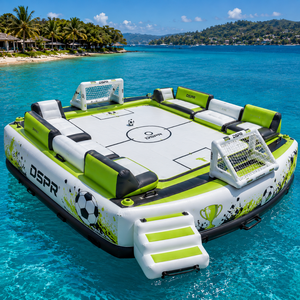 Plataforma Flotante Inflable Personalizada para Parque Acuático, Isla <span class=keywords><strong>Castillo</strong></span>, Campo de Fútbol, para Resorts, Clubes de Playa, Marinas y Alquileres al Aire Libre - Product Image 3