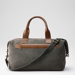 Bolsa de <span class=keywords><strong>Viaje</strong></span> de Fin de Semana 2025 para <span class=keywords><strong>Hombre</strong></span>, Moderna, de Gran Capacidad, Portátil, Cruzada, con Cierre de Cremallera Suave, de Lona y Cuero, Maletín - Product Image 3