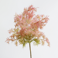 Bunga Cotinus Coggygria Mist Fog Lover Smoke Tree dari Lateks Sentuhan Realistis Buatan untuk Dekorasi Pernikahan dan Rumah