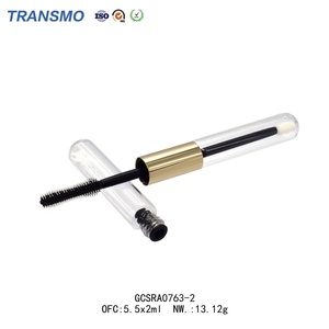 Tube de mascara double embout de 5 ml avec caractéristiques biodégradables, tubes d'emballage de mascara en verre, contenants de mascara vides pour cosmétiques - Product Image 4