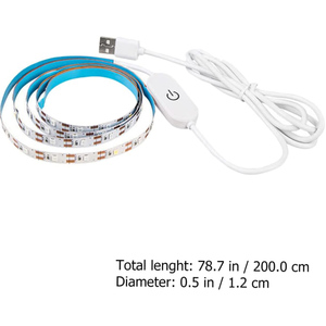 Dimmable Voice & App Control <b>Copper</b> LED Sewing Machine Light Strings <b>Strip</b> Light Kit with USB Power 100cm High CRI 90 IP44 Rated - Product Image 2
