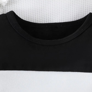 ชุดลำลองสองชิ้นคุณภาพสูงสำหรับเด็กผู้ชาย ขายส่งชุดกีฬาฤดูร้อนสำหรับเด็ก ผ้าแคนวาสลายพราง - Product Image 4