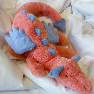 Peluche de Dragón de 50 cm, Dragón Nevado, Dragón <span class=keywords><strong>Rosa</strong></span>, Dragón Negro, Dragón Verde, Dragón Matcha, Lindo, Súper Suave, Juguete de Peluche para Cumpleaños, Alivio del Estrés, Bebé - Product Image 3