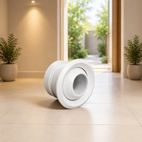 Diffuseur d'air à buse réglable, couvercle de ventilation à longue portée personnalisable, conception durable, installation facile, lame personnalisable