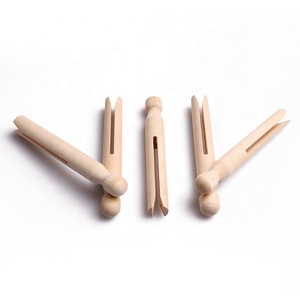 Pinces à linge 100 % biodégradables en <span class=keywords><strong>bois</strong></span> de bouleau, zéro déchet, sans plastique, pour vêtements - Product Image 3