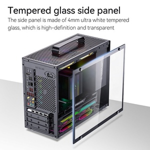 Snowman Mini-<span class=keywords><strong>ITX</strong></span> PC trường hợp thép tấm M-ATX cho trường hợp chơi game Tempered Glass ATX trường hợp cho PC tháp - Product Image 5