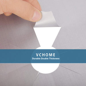 Set de 4 pièces argentées pour cuisinière à gaz Coussin de protection anti-salissure et anti-huile Tampon de nettoyage Protecteur de cuisinière - Product Image 2