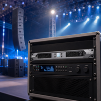 Amplificateur de puissance numérique de classe D 4 canaux 3000W SiC, amplificateur audio professionnel haute puissance pour enceintes PA et caissons de basses