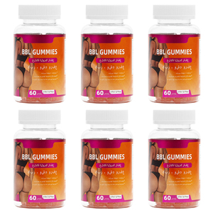 צורות מותאמות אישית gummies bbl buttock ושדיים משכפלים חומרים מזינים bbl gummies מאקה התחת גדול - Product Image 3