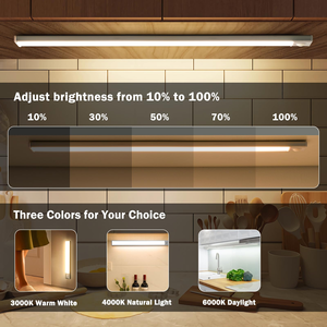 Luz LED con Sensor de Movimiento, Recargable por USB, Ultrafina, Moderna, de 3 Colores y Regulable, para Interiores, Cocina, Armario, Venta al Por Mayor - Product Image 2
