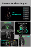 Beste Kwaliteit Smartwatch Voor Mannen Buitensporten Smartwatch Ips Antwoord Oproep 420Mah 3atm Waterdicht Zwemmen Fitness Android