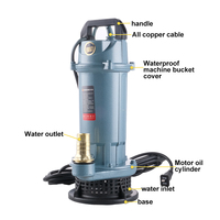 Pompe submersible à eau propre électrique QDX3-24-0.75, mini pompe submersible sans balais alimentée par courant alternatif, industrielle