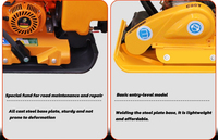 Nouvelle machine de compactage vibratoire à plaques pour chantiers routiers, haute qualité, adaptable à de multiples scénarios, prix compétitif
