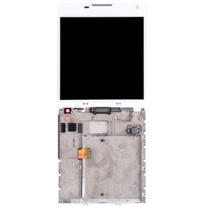 Pantalla LCD Original para Teléfono Móvil <span class=keywords><strong>BlackBerry</strong></span> <span class=keywords><strong>Passport</strong></span> Q30, Digitalizador, Ensamblaje Completo con Marco (Blanco) - Product Image 2
