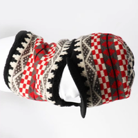 Gorro Ushanka de Piel Sintética con Orejeras y Estampado Digital, Diseño a Cuadros Buffalo, Térmico para Invierno, Actividades al Aire Libre y Viajes