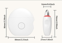 Outil de massage facial électrique Gua Sha 5 couleurs, rechargeable et chauffant, pour le cou et le visage