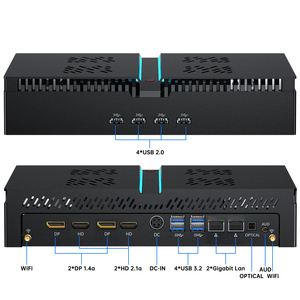 Mini PC para Juegos con Intel Core I5-12400F, <span class=keywords><strong>RTX</strong></span> <span class=keywords><strong>3060</strong></span> 12G GPU Dedicada, SSD NVMe de 2TB, para Streaming, Windows 11 <span class=keywords><strong>Pro</strong></span>, Estación de Trabajo CAD - Product Image 4